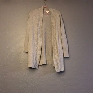 Grey long cardigan